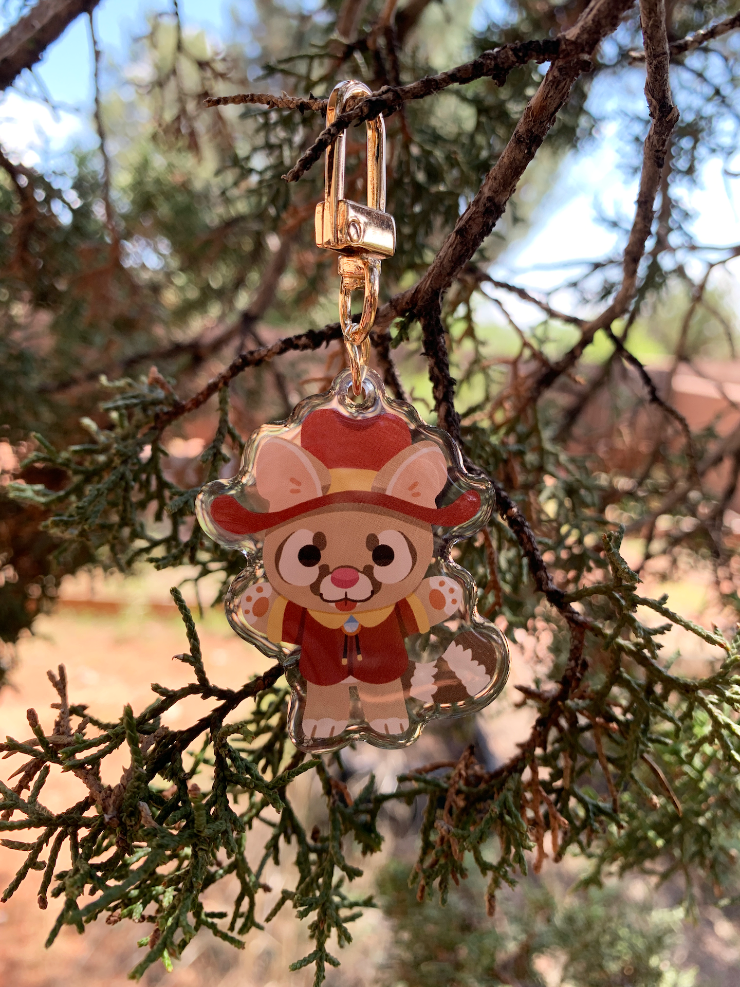 Ringtail Ranger Keychain