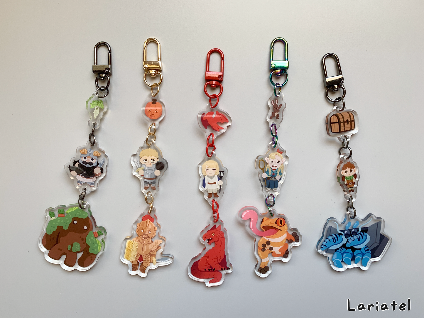 Dungeon Meshi Linked Keychains