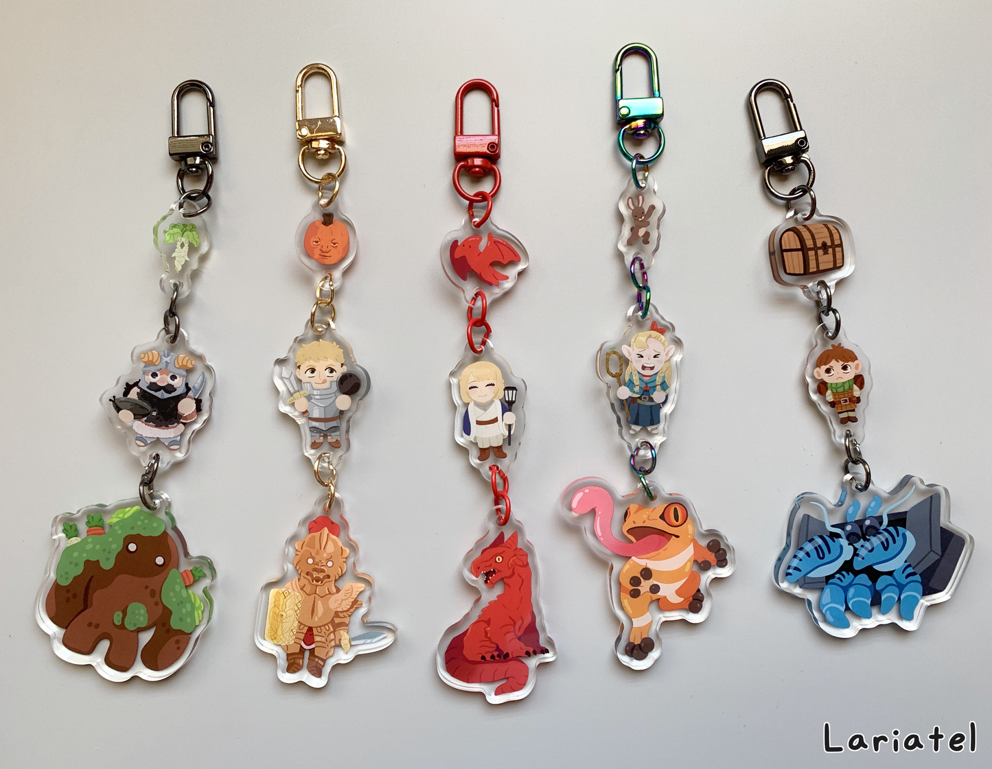 Dungeon Meshi Linked Keychains