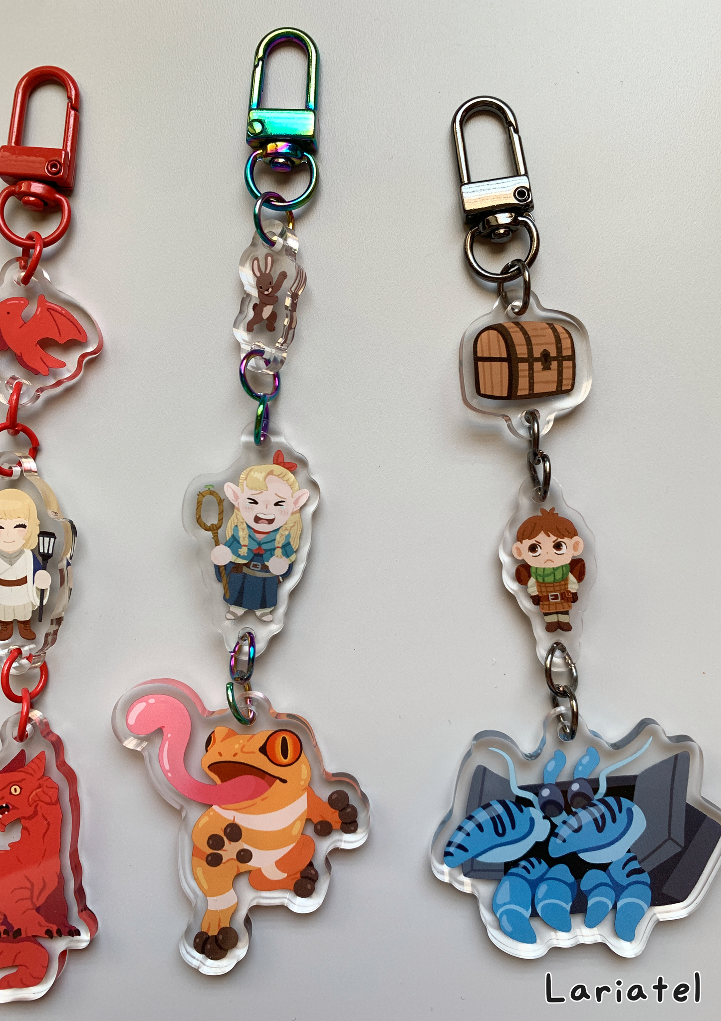 Dungeon Meshi Linked Keychains
