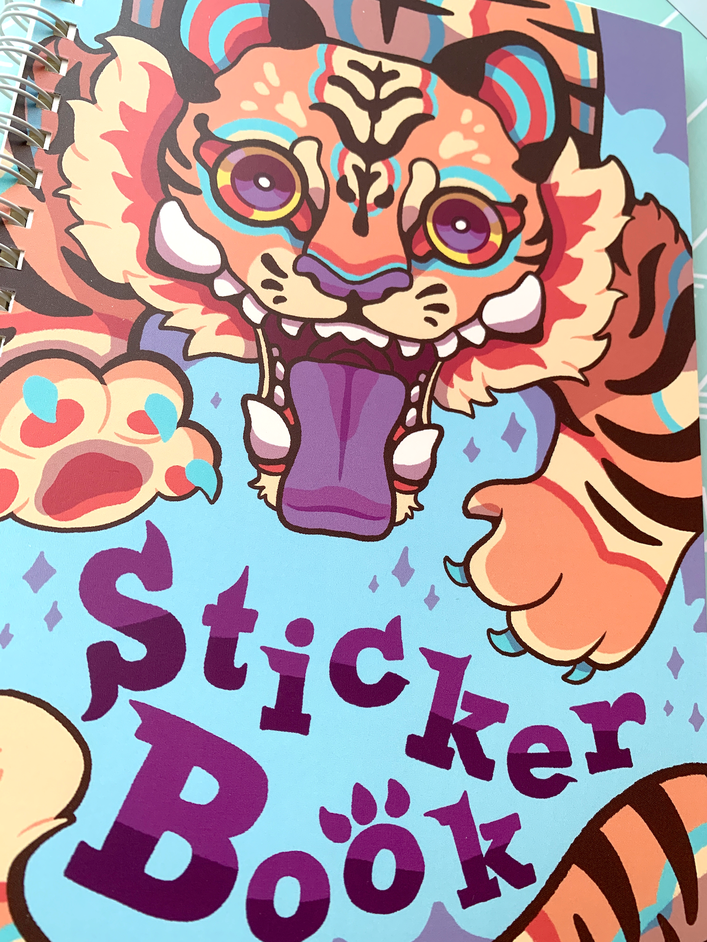 Tiger Sticker Book