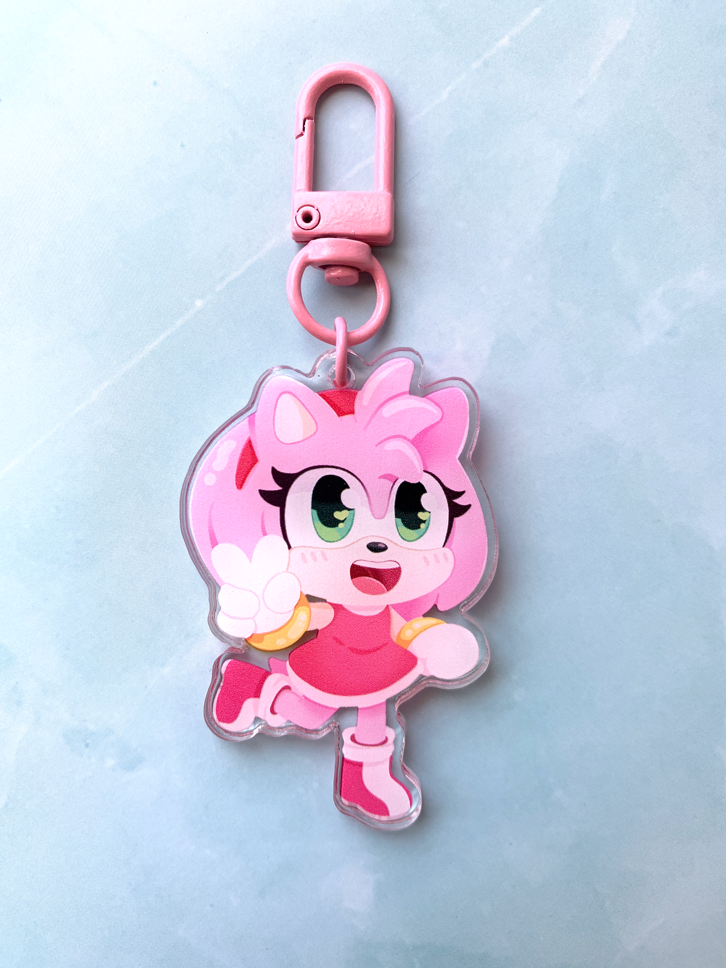 Amy Rose Keychain