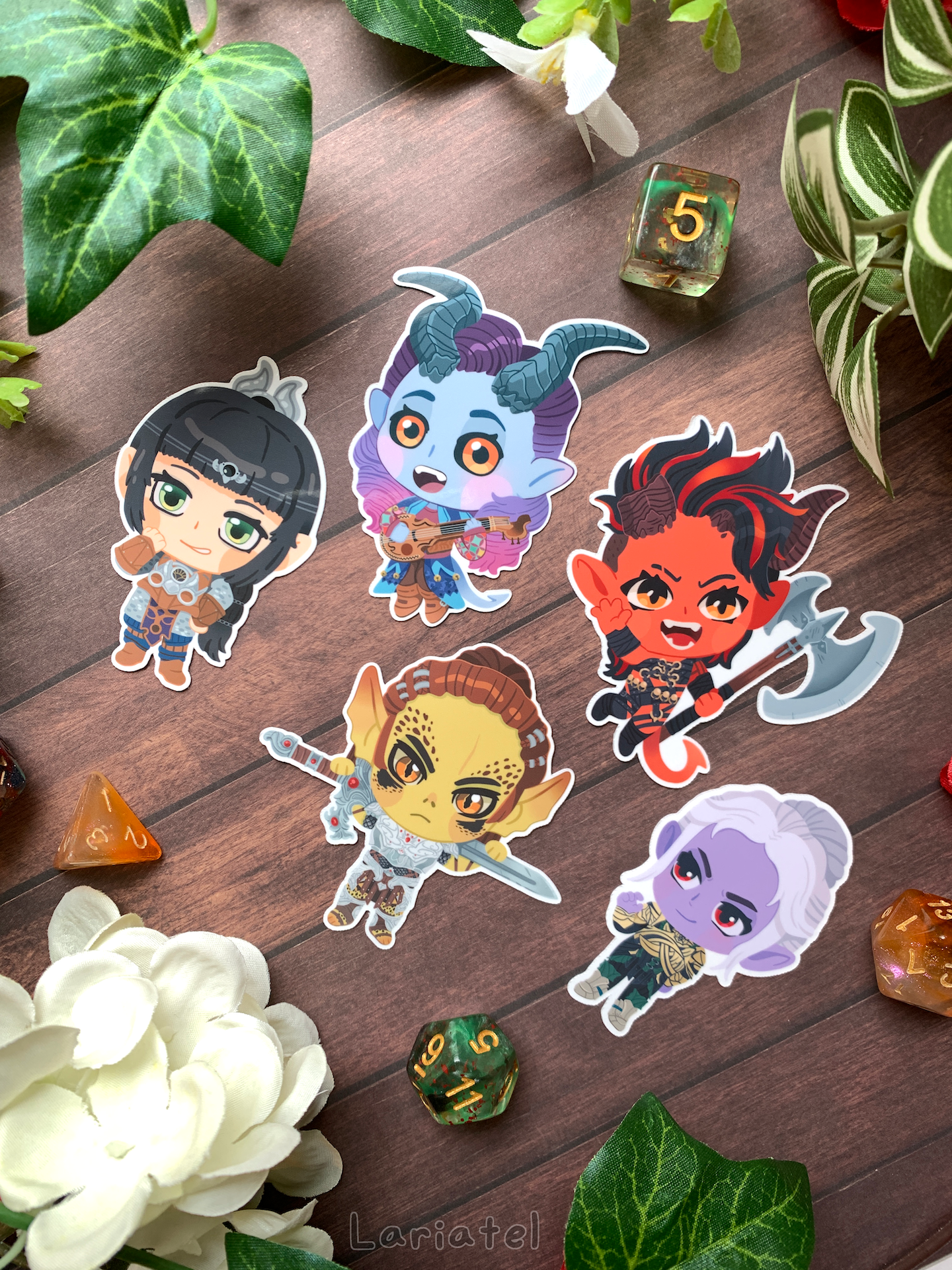 Dice Roll - Sticker Pack A