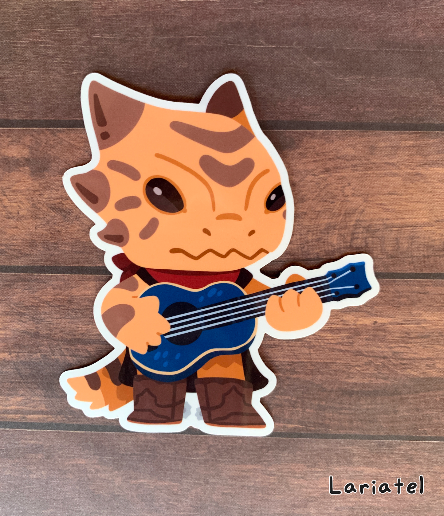 Blood Eyes Guitar Sticker