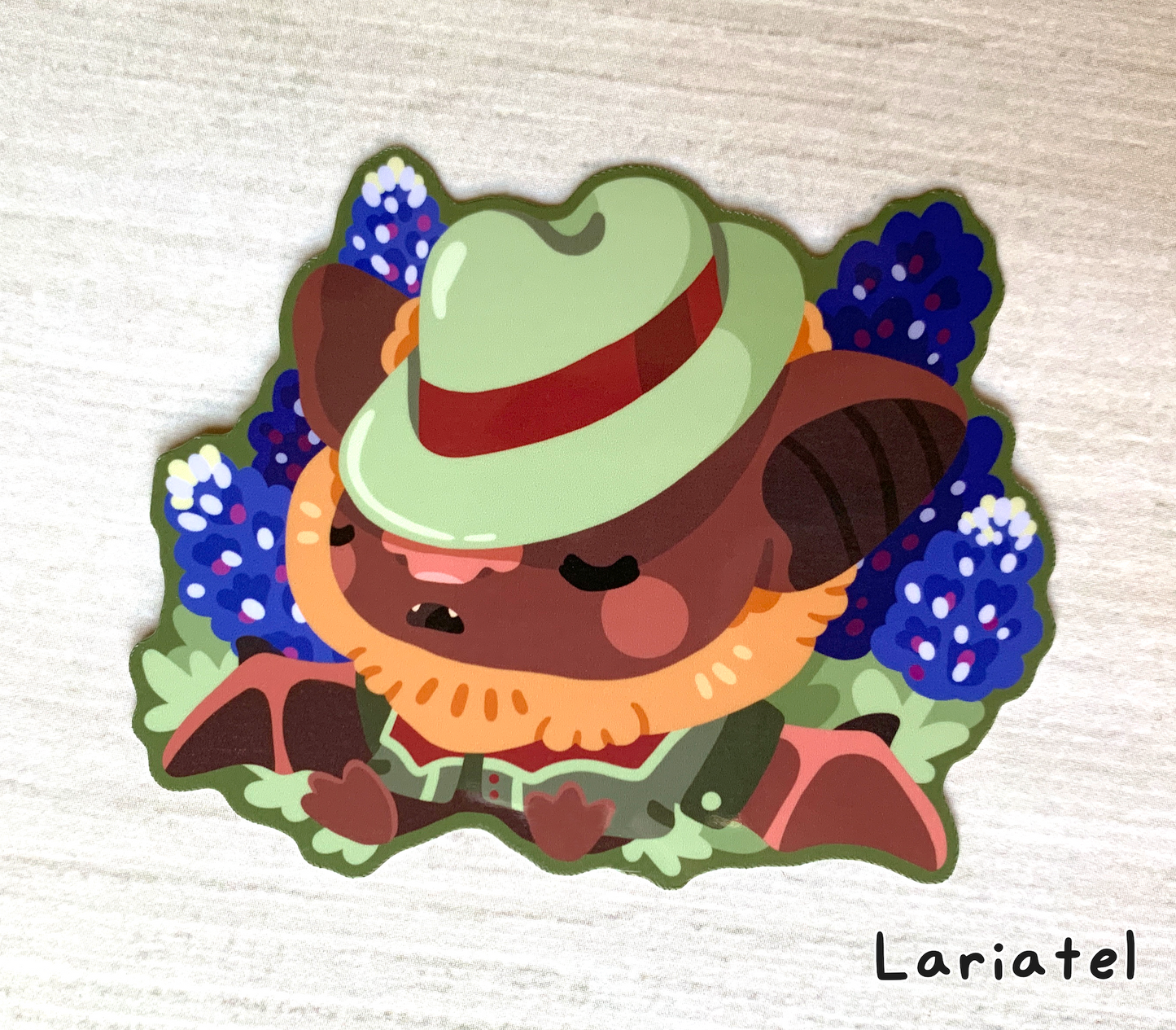 Bat Buckaroo - Bluebonnets - TX