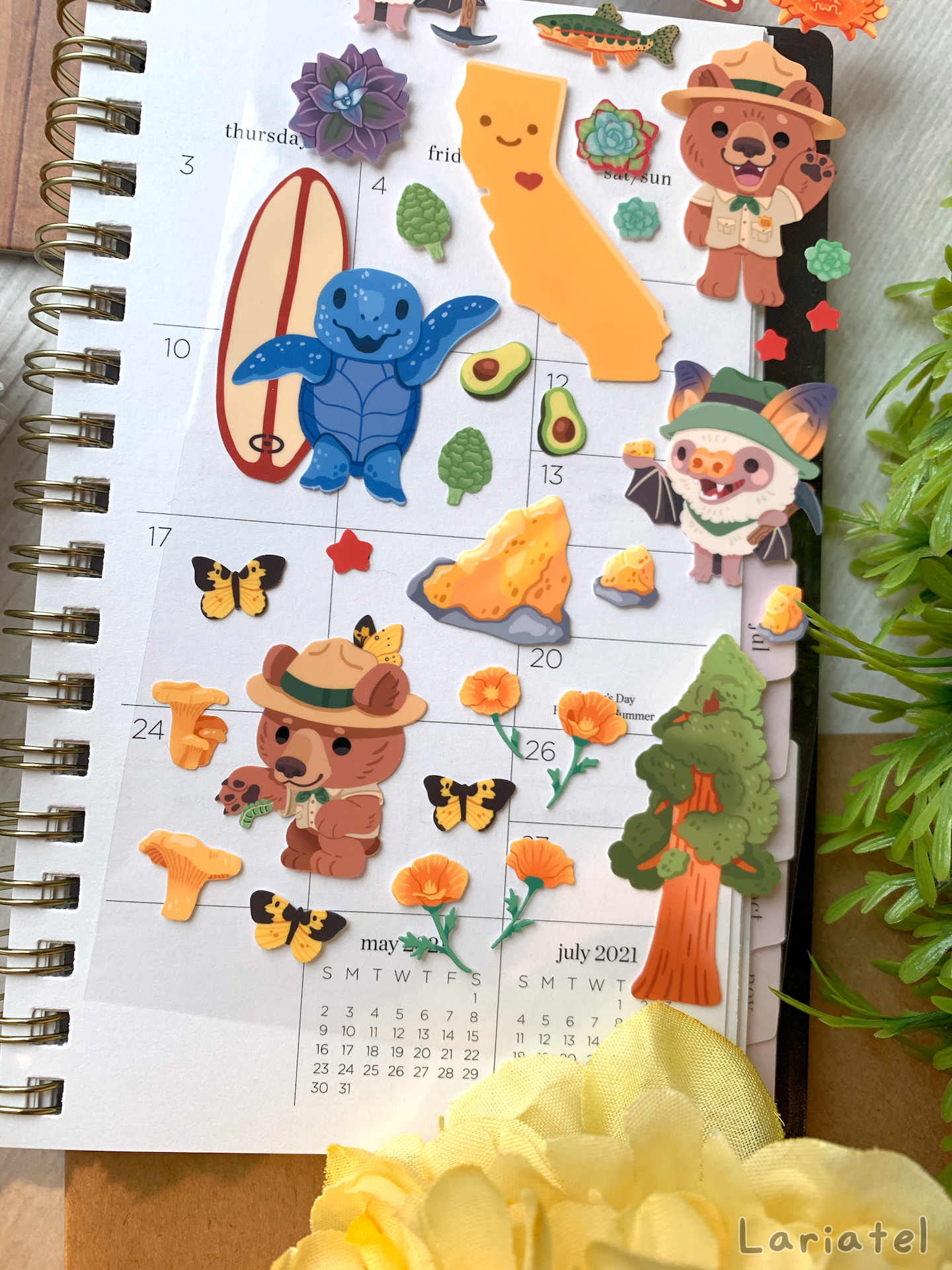 State Sticker Sheet - CA