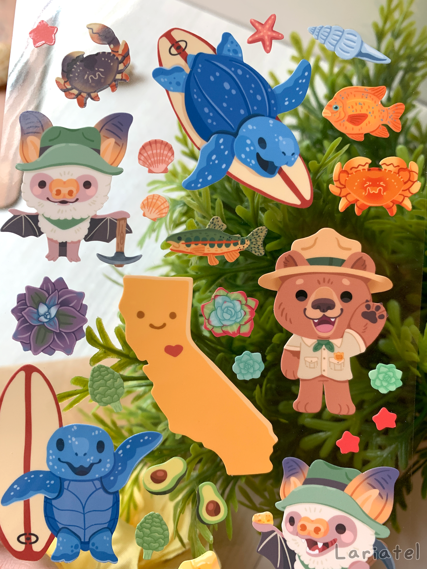 State Sticker Sheet - CA