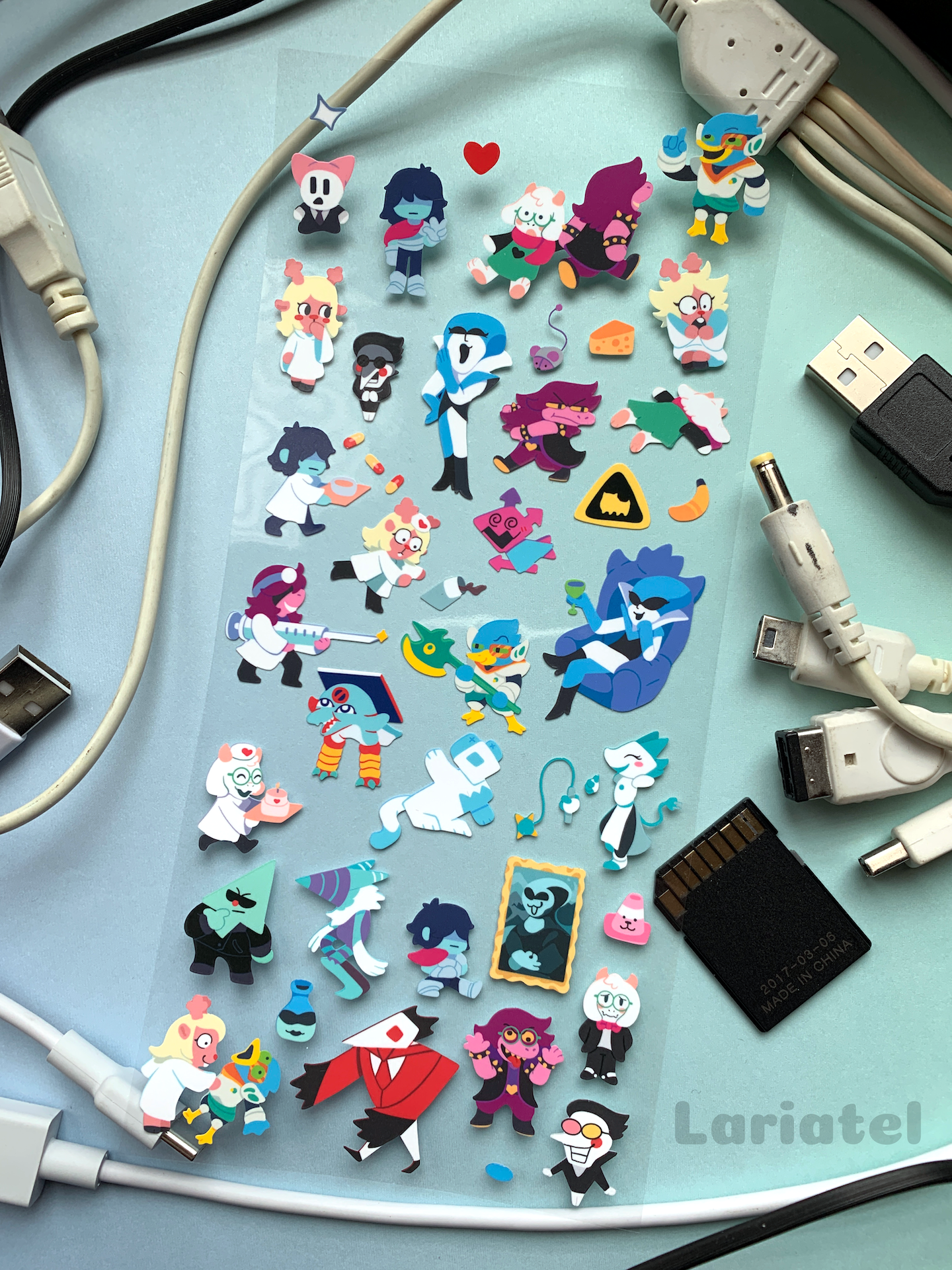 Cyber World Sticker Sheet