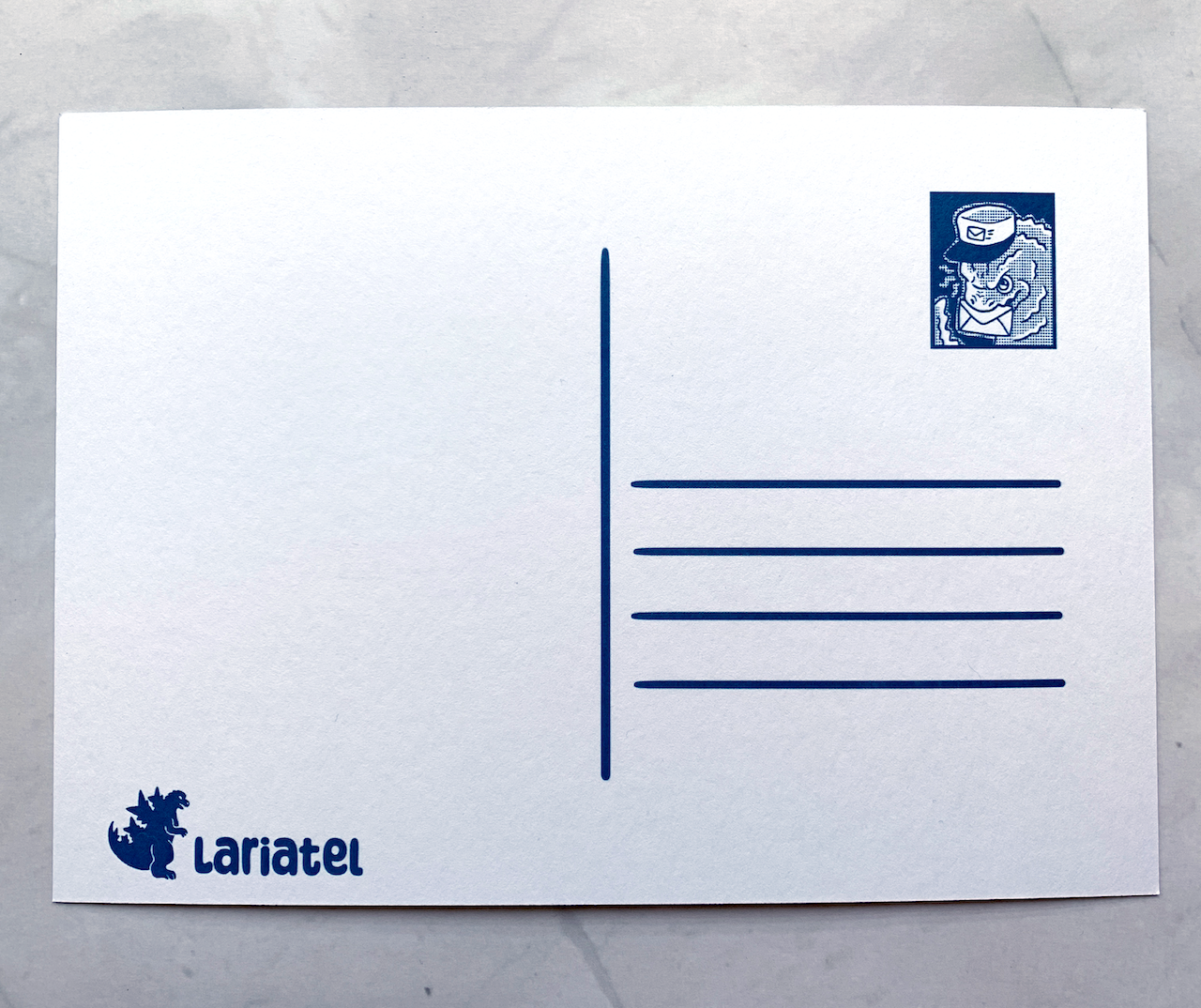 Minus One - Large Postcard