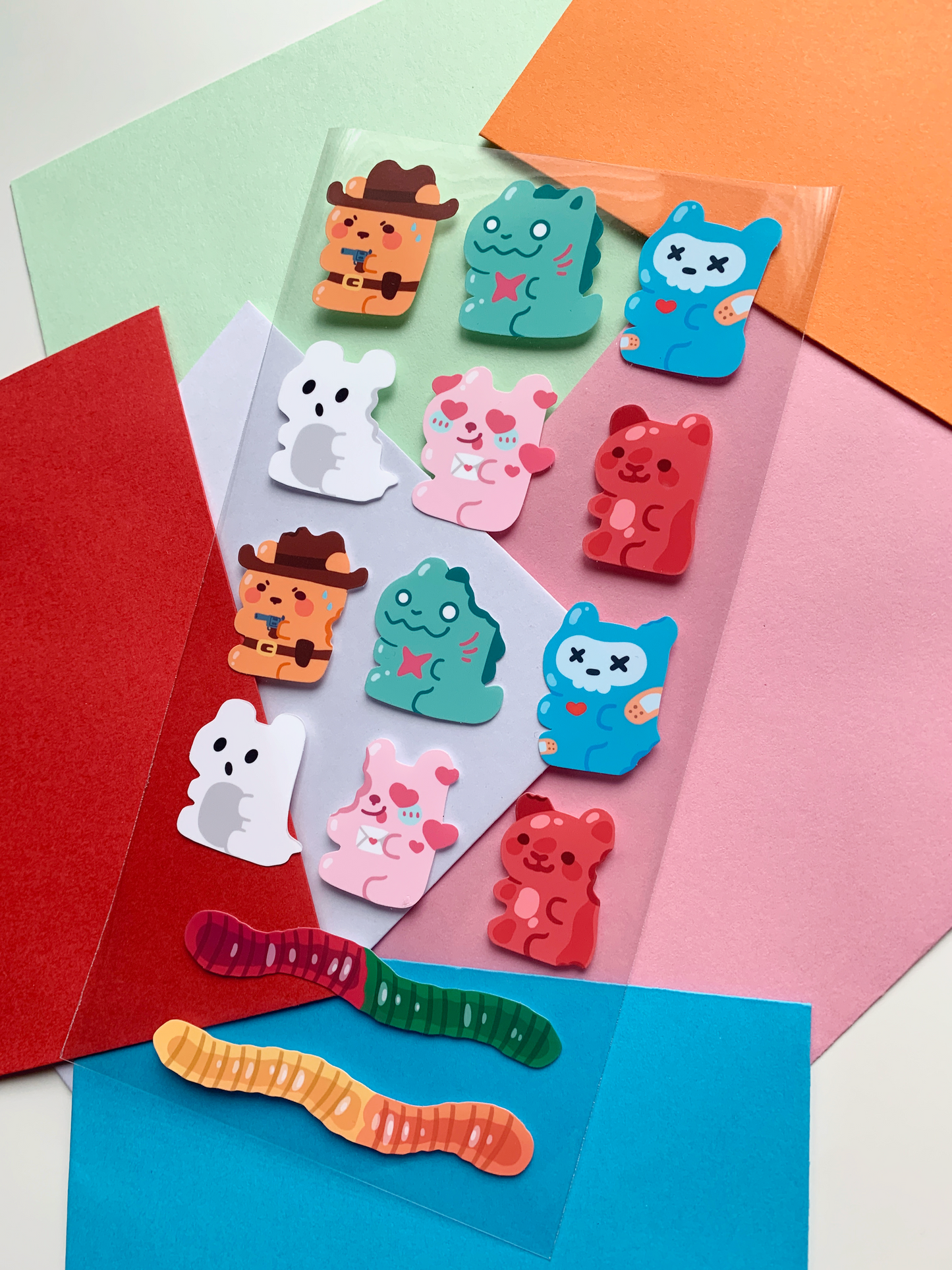 Gummy Series 1 Sticker Sheet