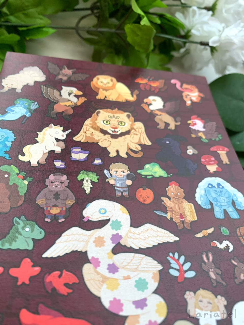 Dungeon Monsters - Large Postcard