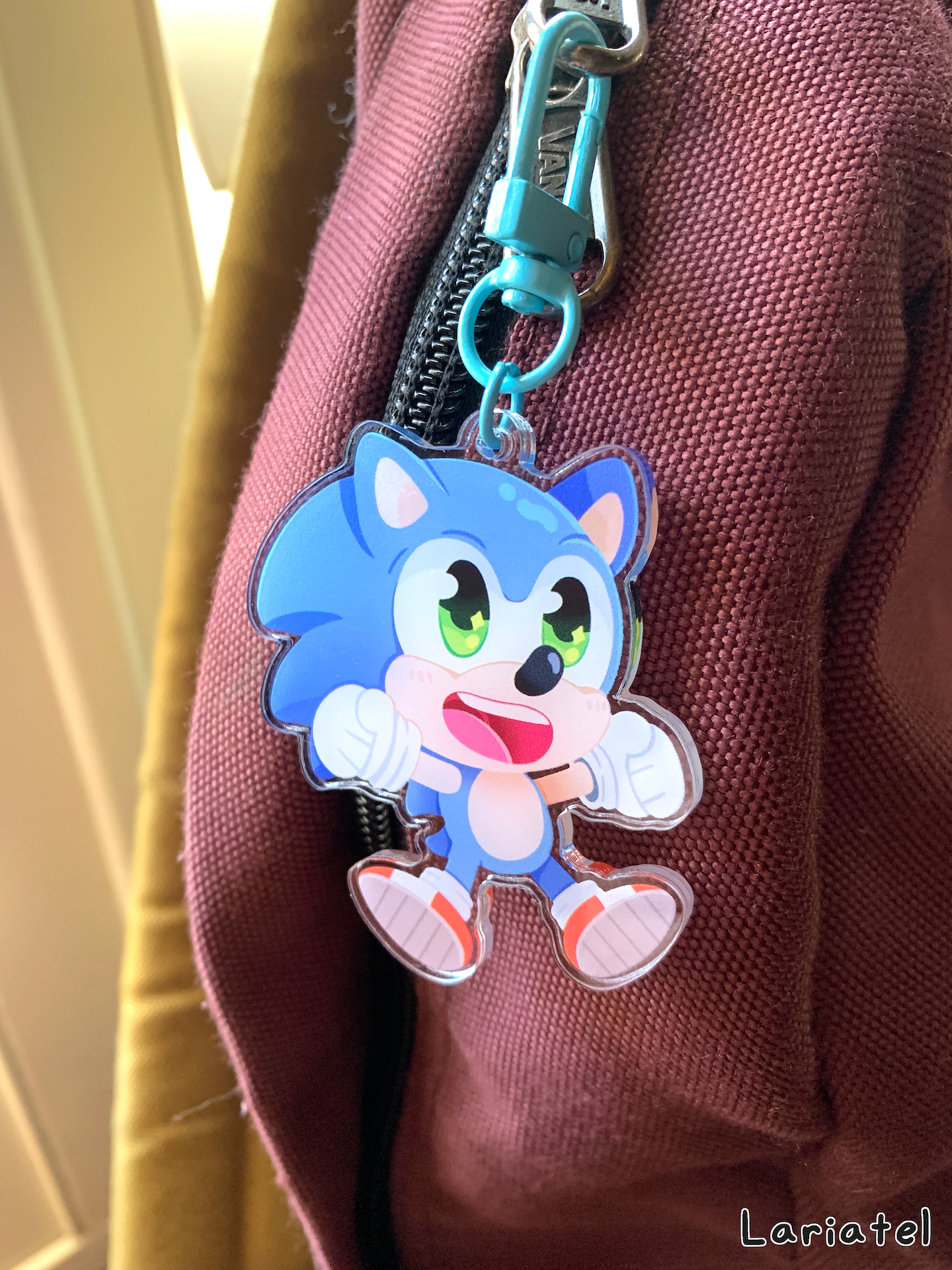 Blue Blur Keychain