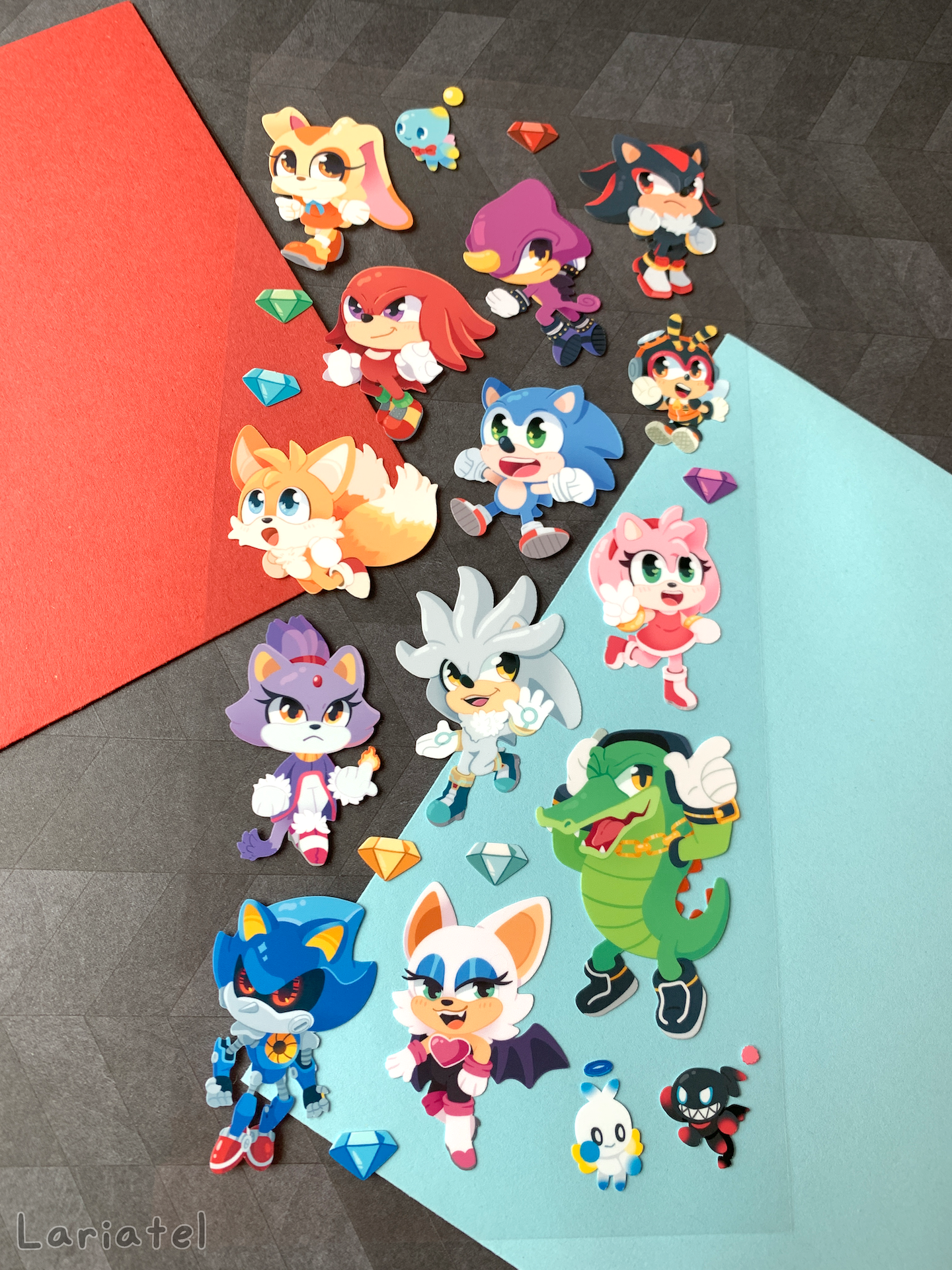 Blue Blur Sticker Sheet