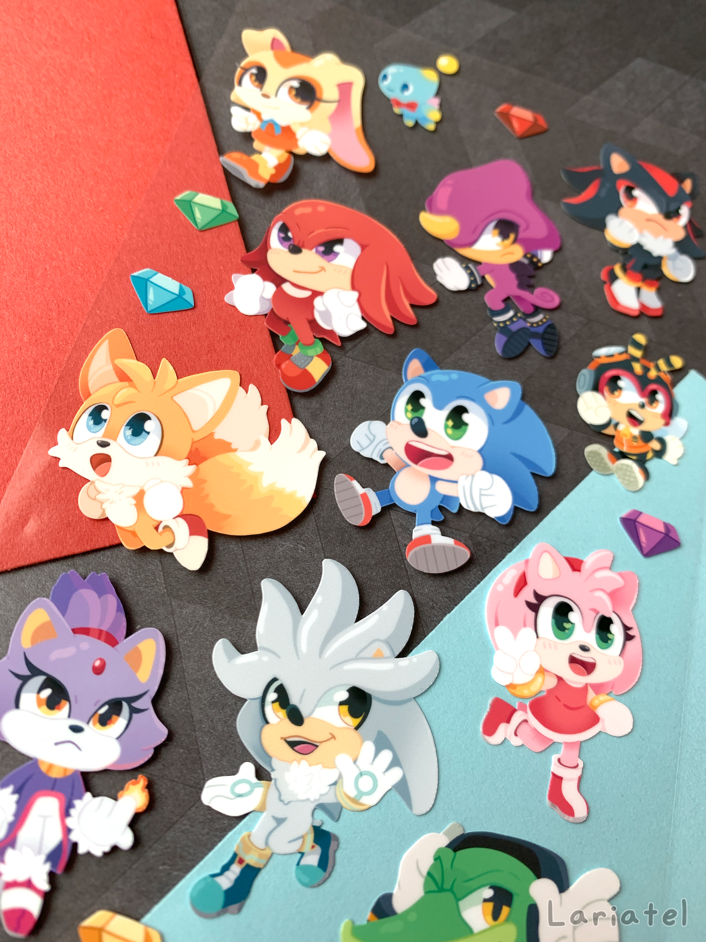 Blue Blur Sticker Sheet