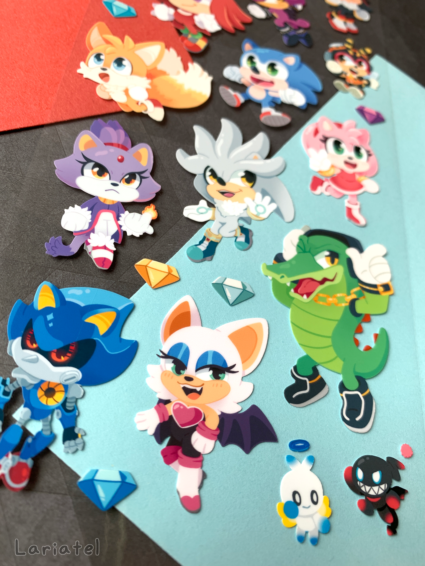 Blue Blur Sticker Sheet