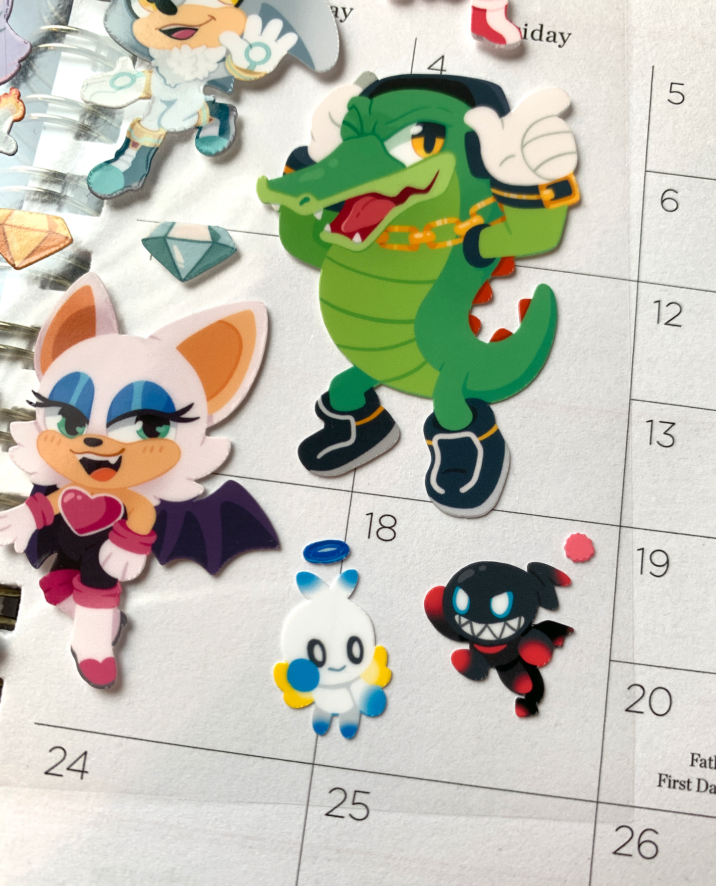 Blue Blur Sticker Sheet