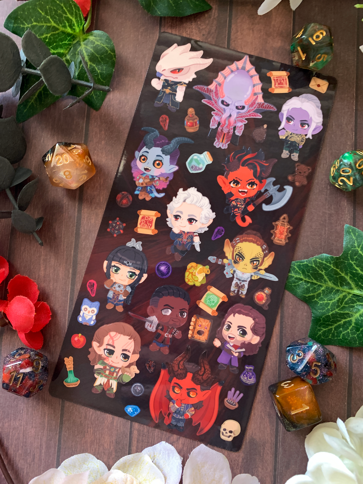 Baldurian Sticker Sheet
