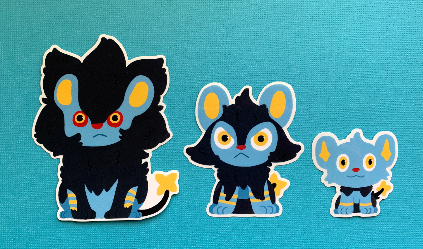 Gleam Eyes Sticker Set