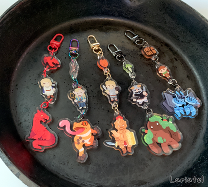Dungeon Meshi Linked Keychains