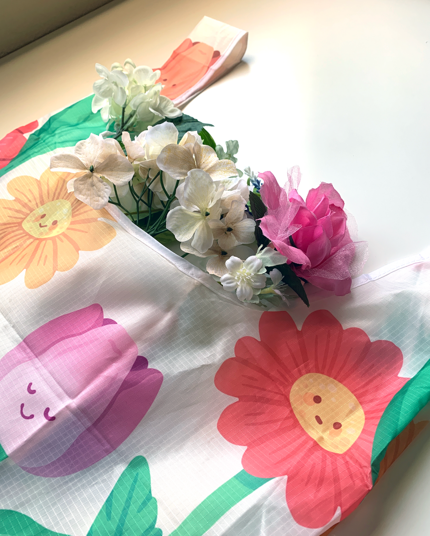 Flowers - Foldable Reusable Bag