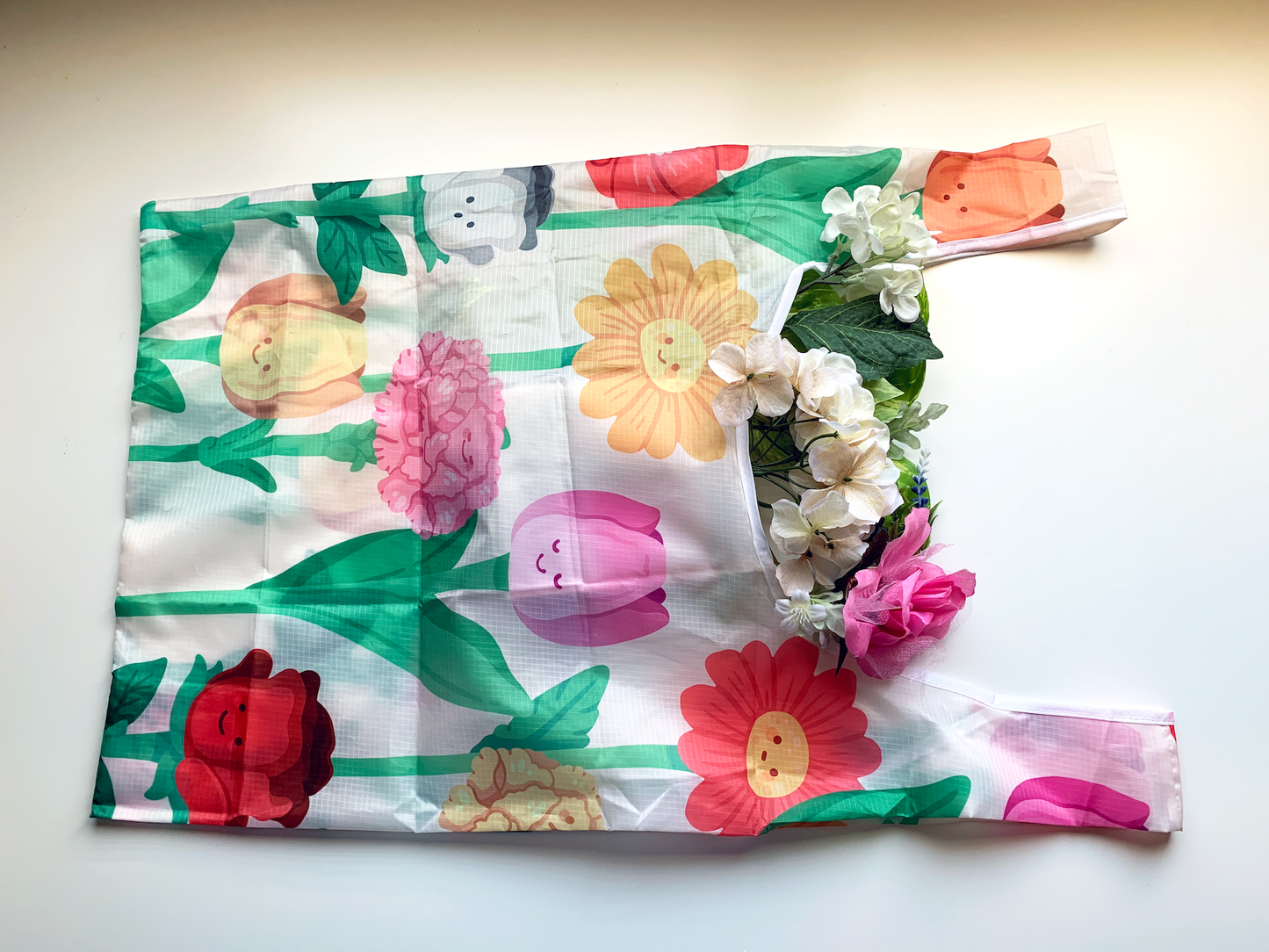 Flowers - Foldable Reusable Bag