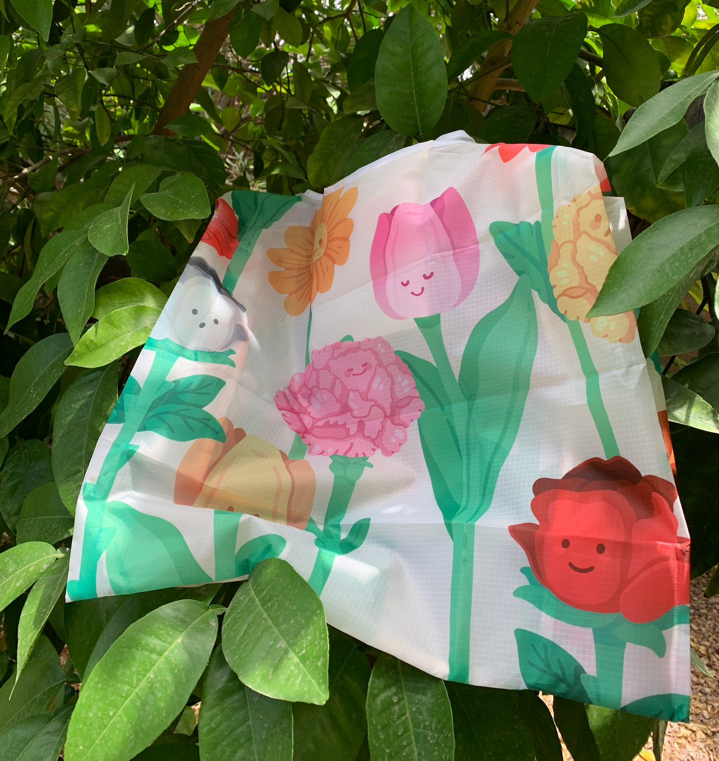 Flowers - Foldable Reusable Bag