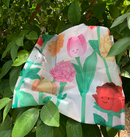 Flowers - Foldable Reusable Bag