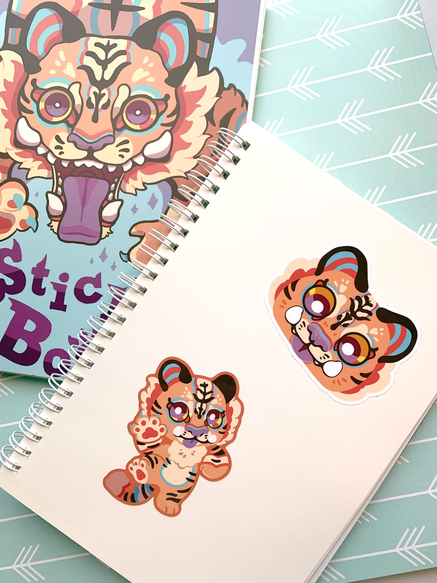 Tiger Sticker Book
