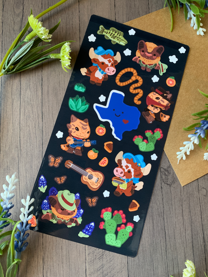 State Sticker Sheet - TX