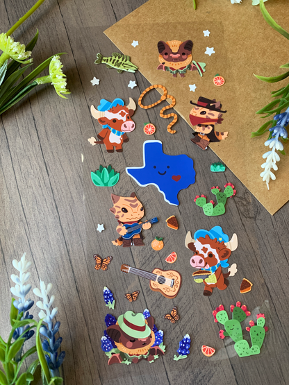State Sticker Sheet - TX