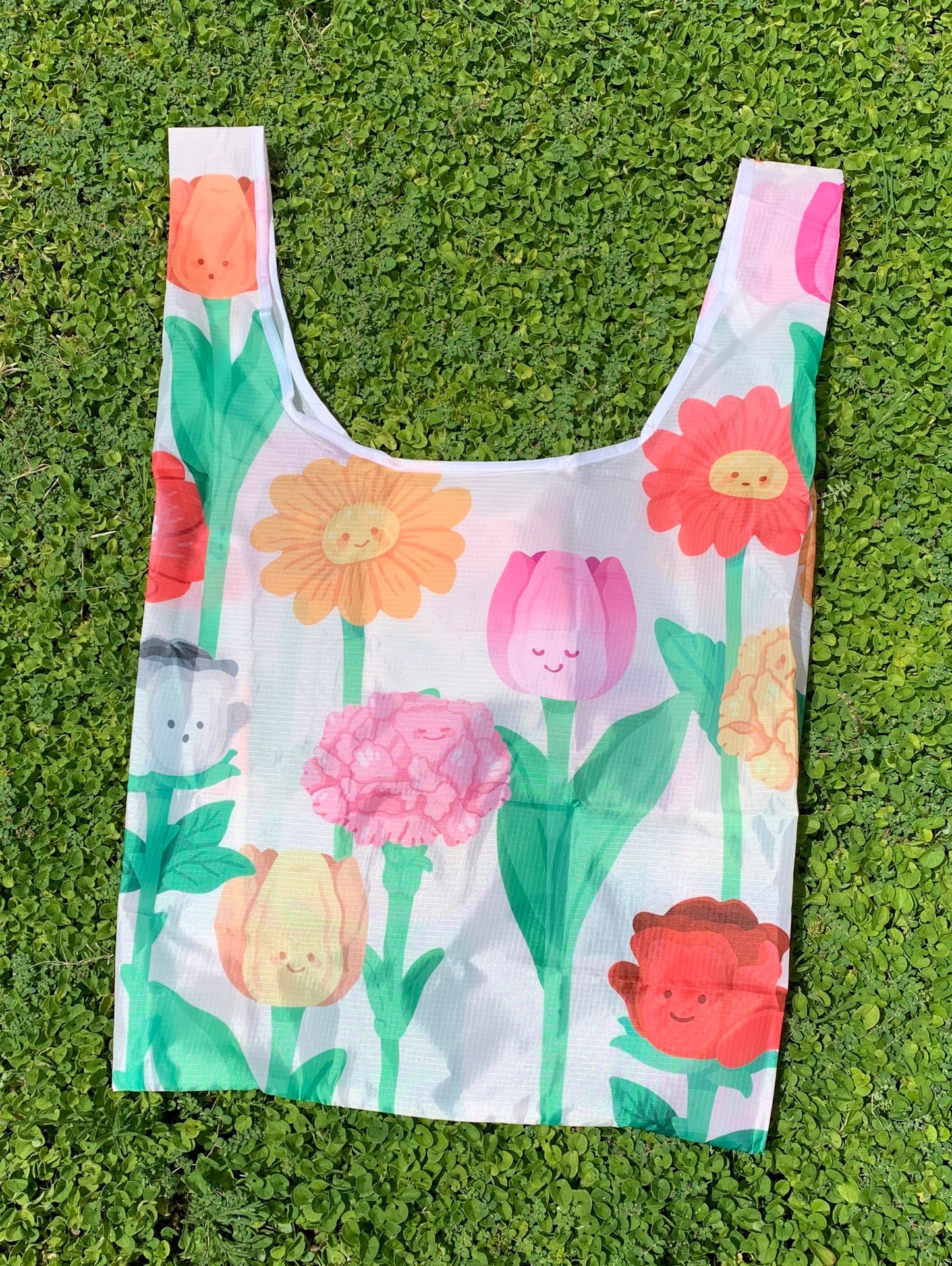 Flowers - Foldable Reusable Bag