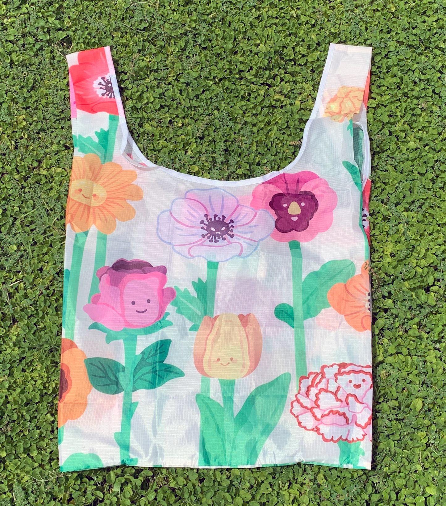 Flowers - Foldable Reusable Bag