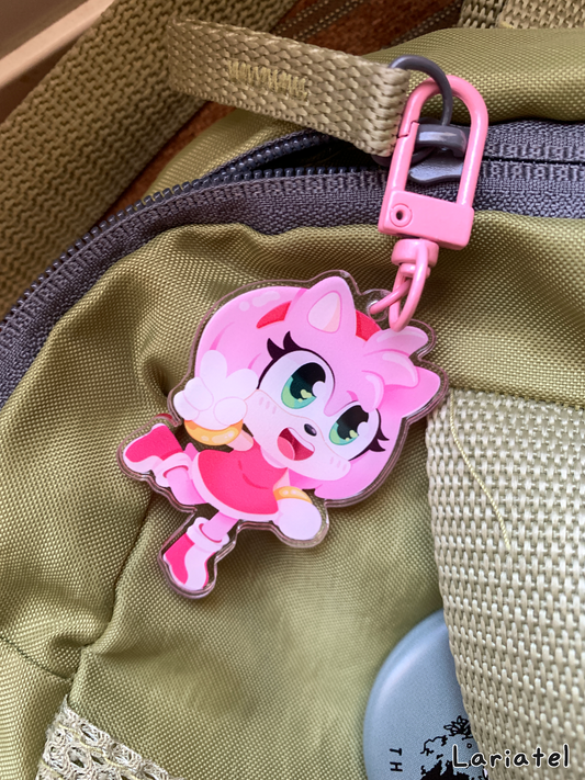 Amy Rose Keychain
