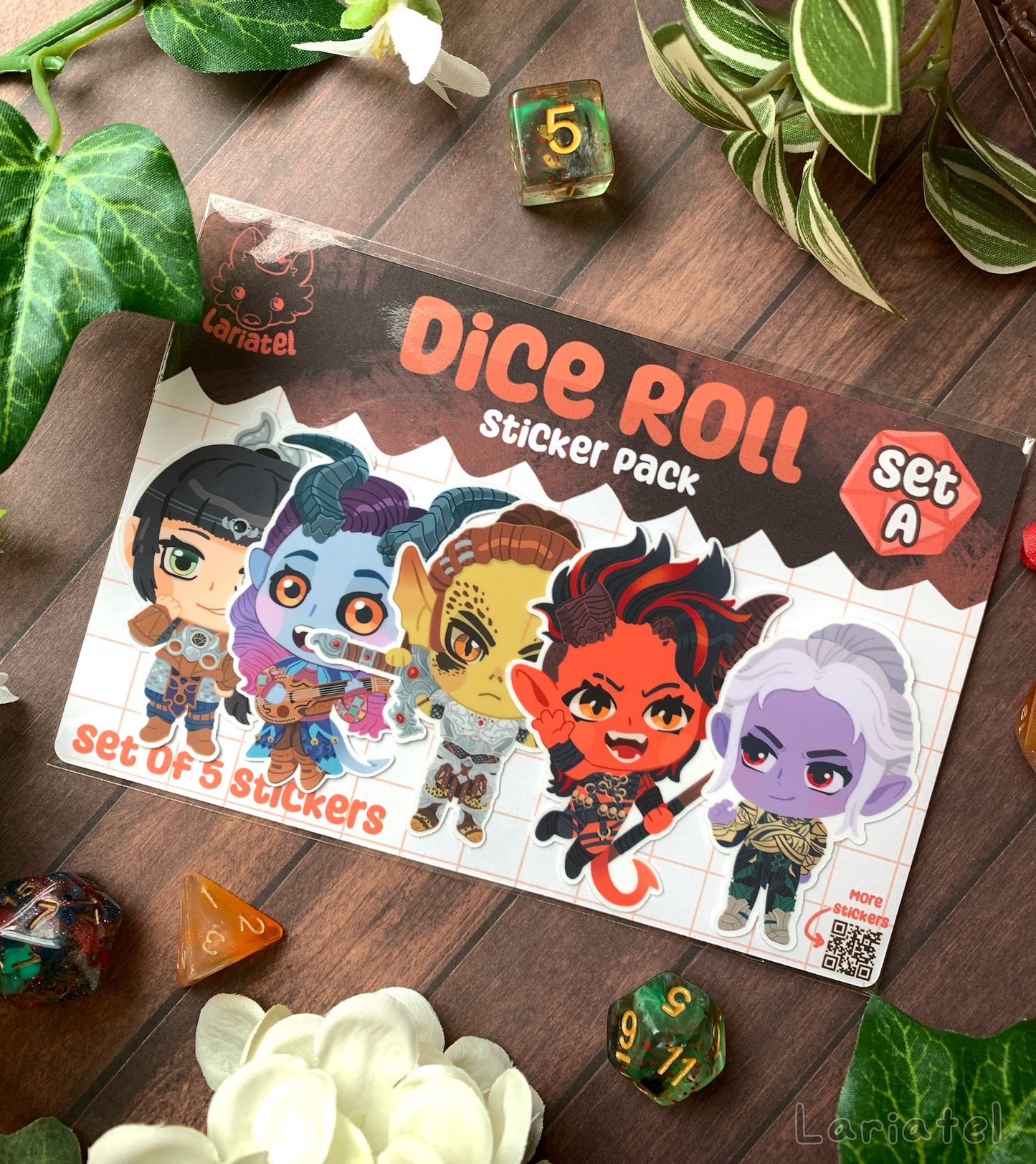 Dice Roll - Sticker Pack A