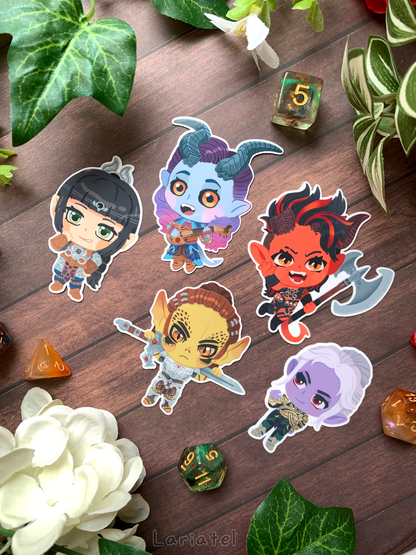 Dice Roll - Sticker Pack A