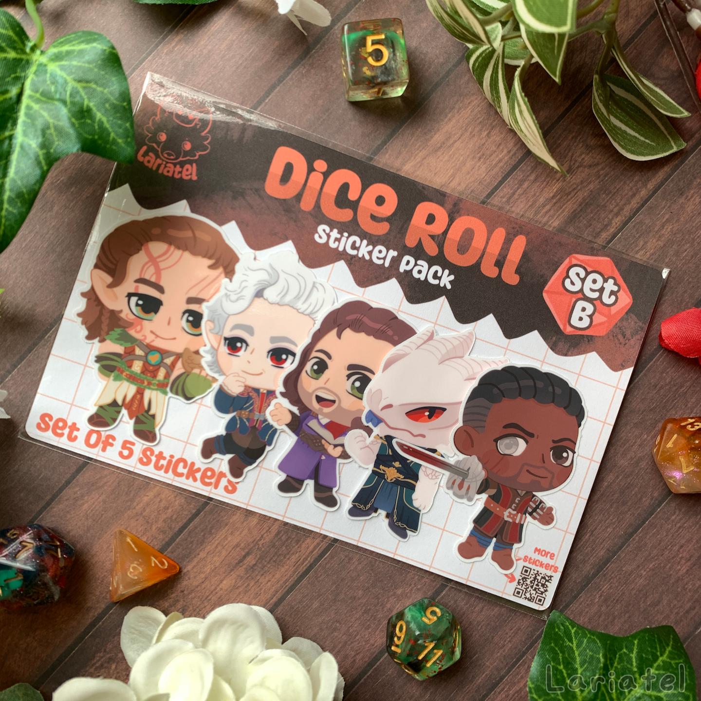 Dice Roll - Sticker Pack B