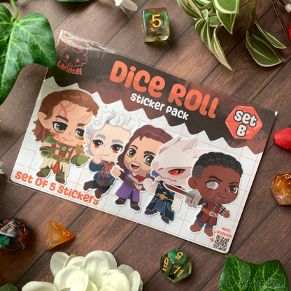 Dice Roll - Sticker Pack B
