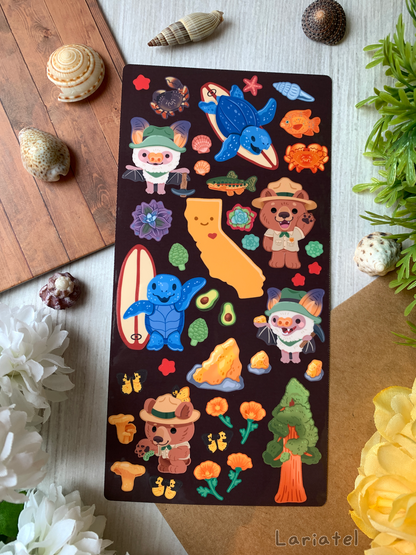 State Sticker Sheet - CA