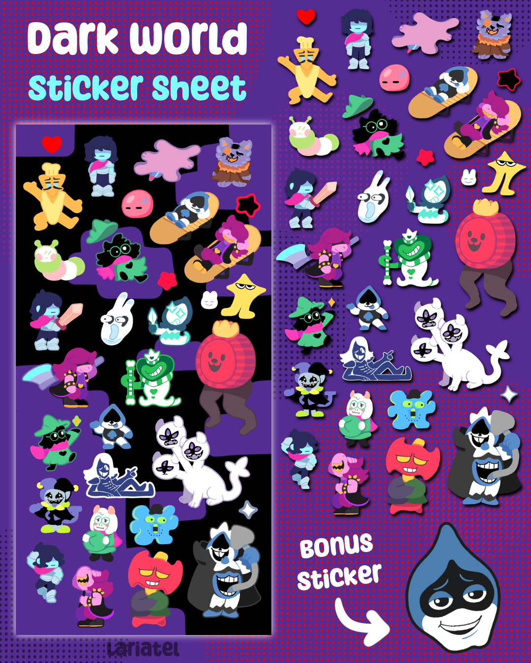 Dark World Sticker Sheet
