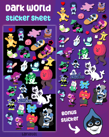 Dark World Sticker Sheet