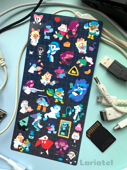 Cyber World Sticker Sheet
