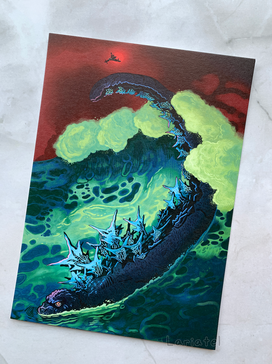 Minus One - Large Postcard