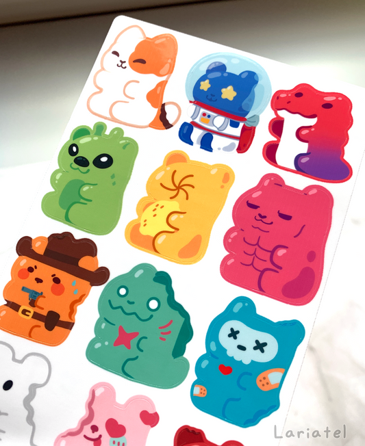 Gummy Series 2 Sticker Sheet