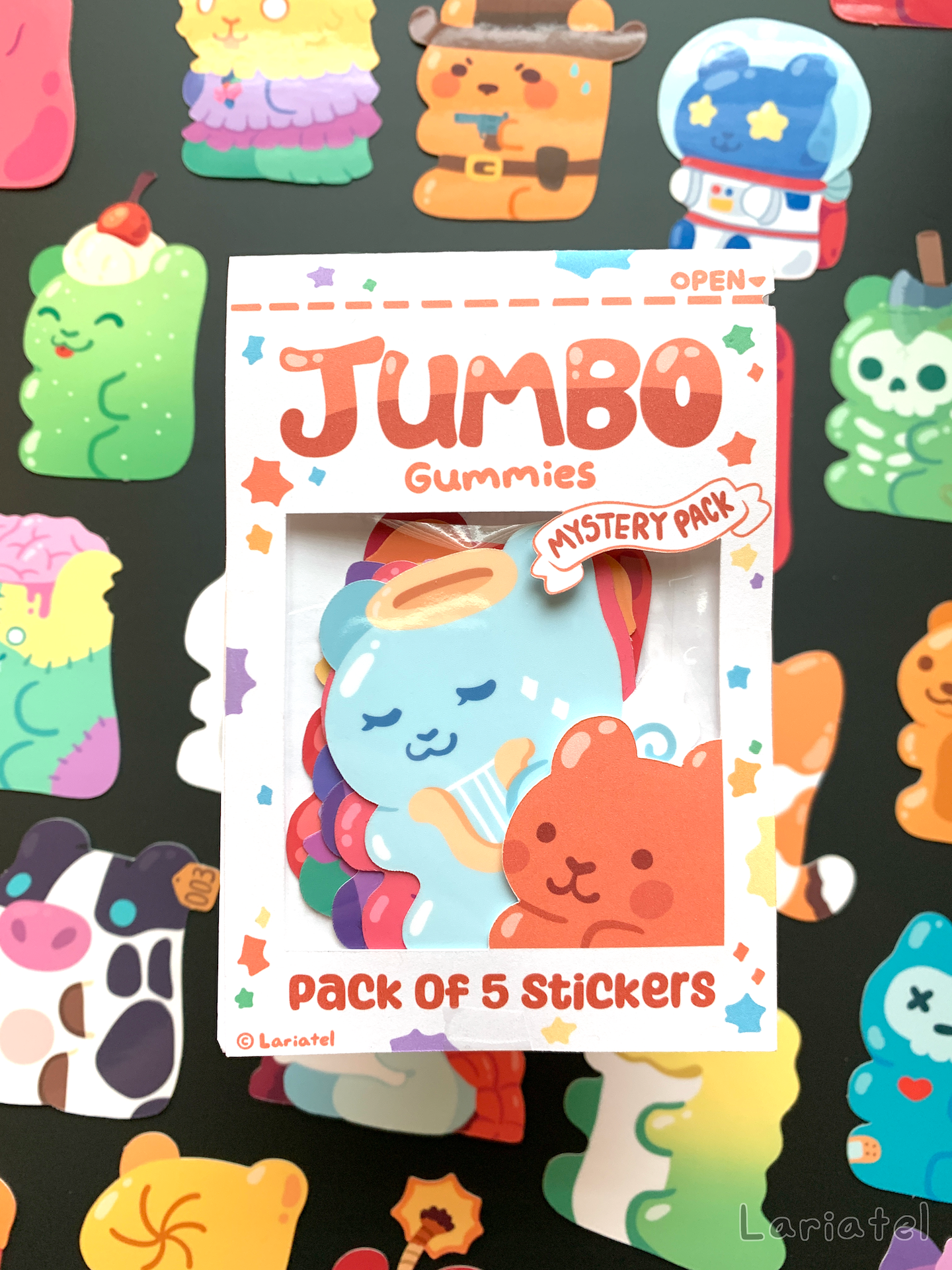 Jumbo Gummy - Mystery Sticker Pack