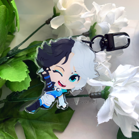 Luna Snow Keychain