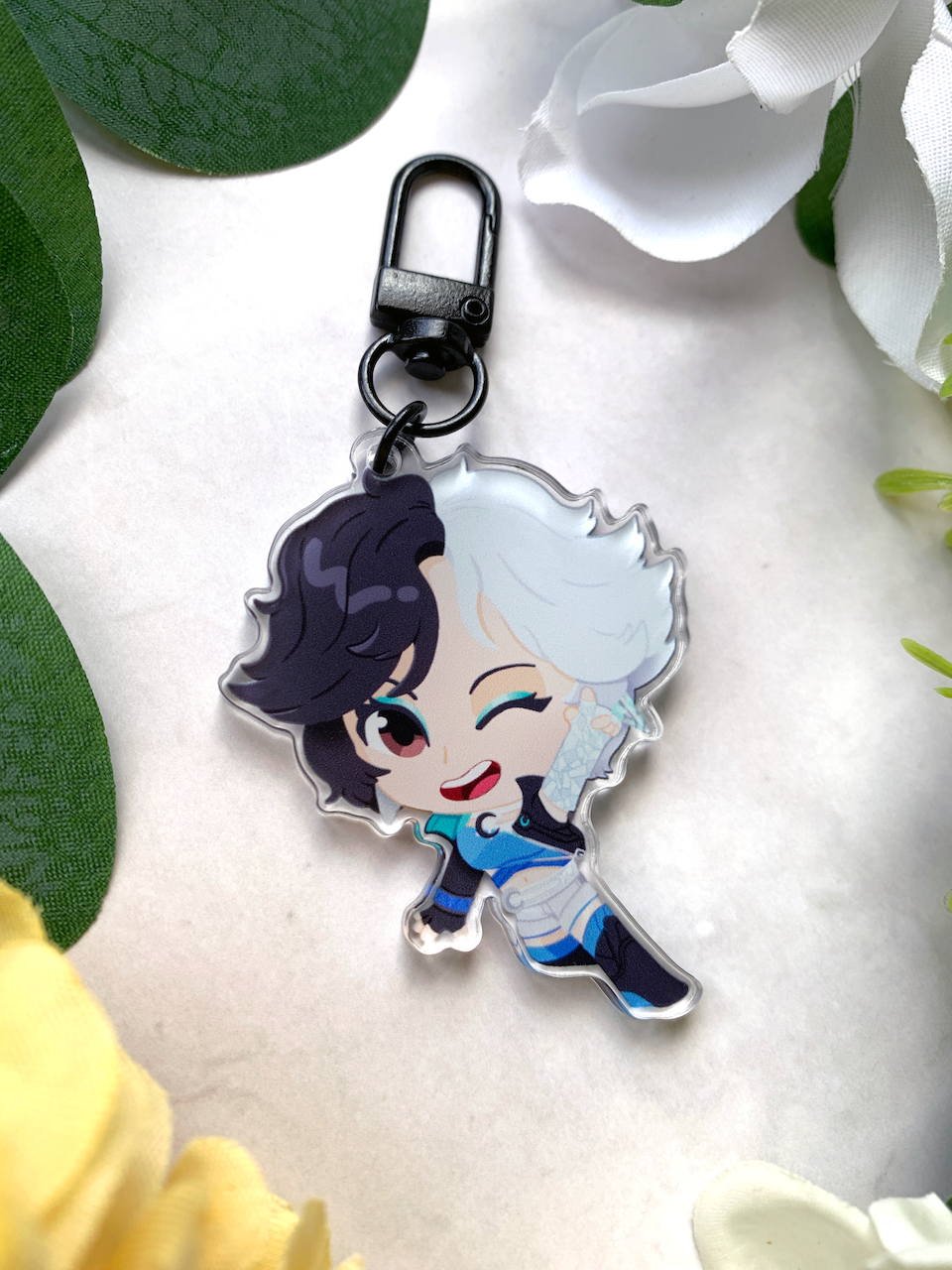 Luna Snow Keychain