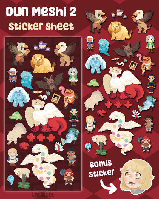 Dungeon Meshi Series 2 Sticker Sheet