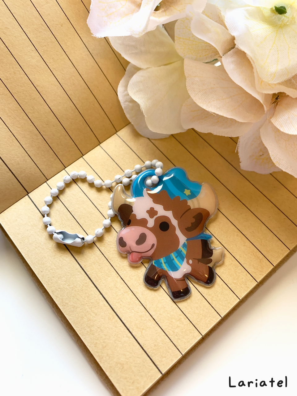 Longhorn Puffy Charm