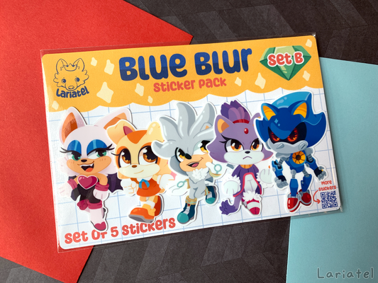 Blue Blur - Sticker Pack B