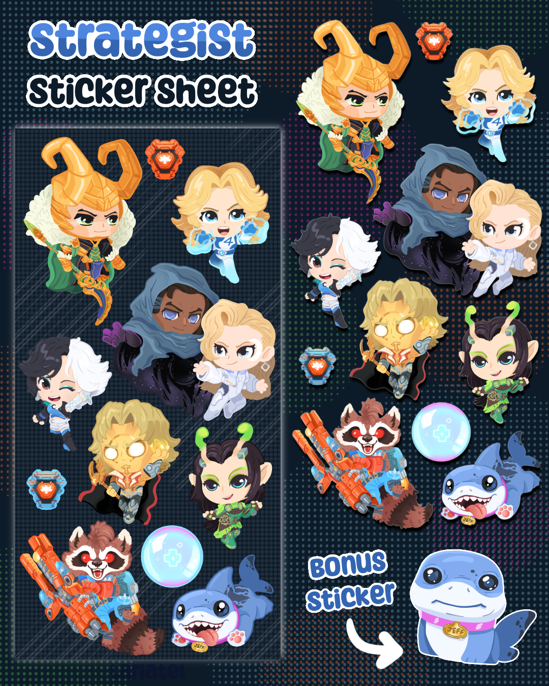 Strategist Sticker Sheet